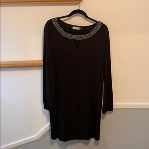 calvin klein black dress
